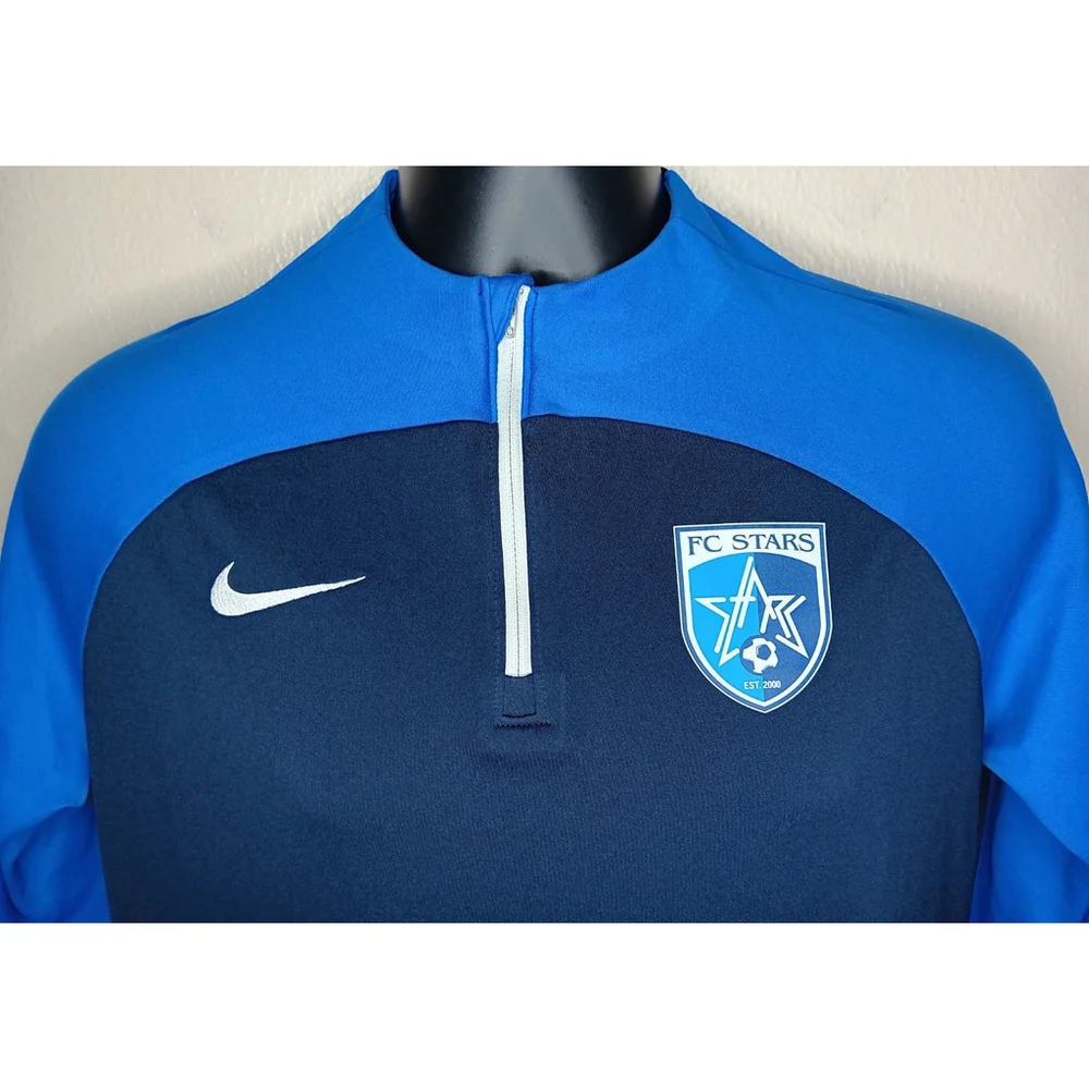 Nike FC Stars Dri-FIT Academy Pro Soccer Drill Top 1/4 Zip Pullover Womens Large
